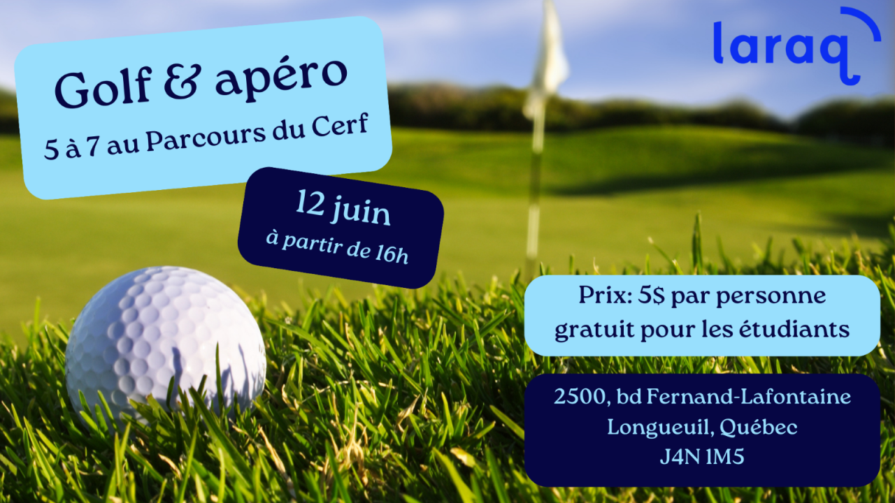 5 à 7 au Parcours du Cerf - Laraq